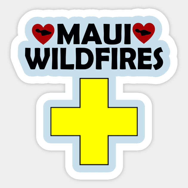 Maui Wildfires Sticker by Cult Classics